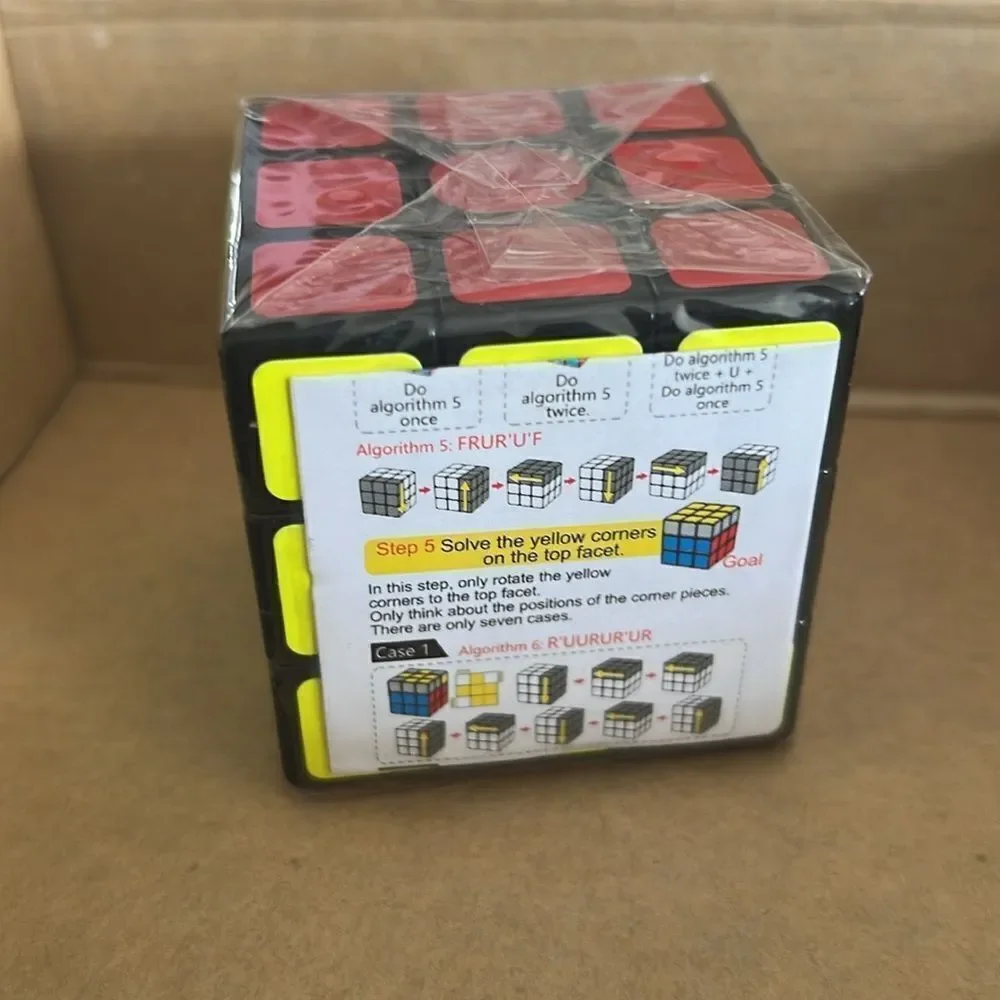 Pack of 12 large Magic Cubes, Twist Puzzle, Puzzle Toys, 3x3 Magic Cube